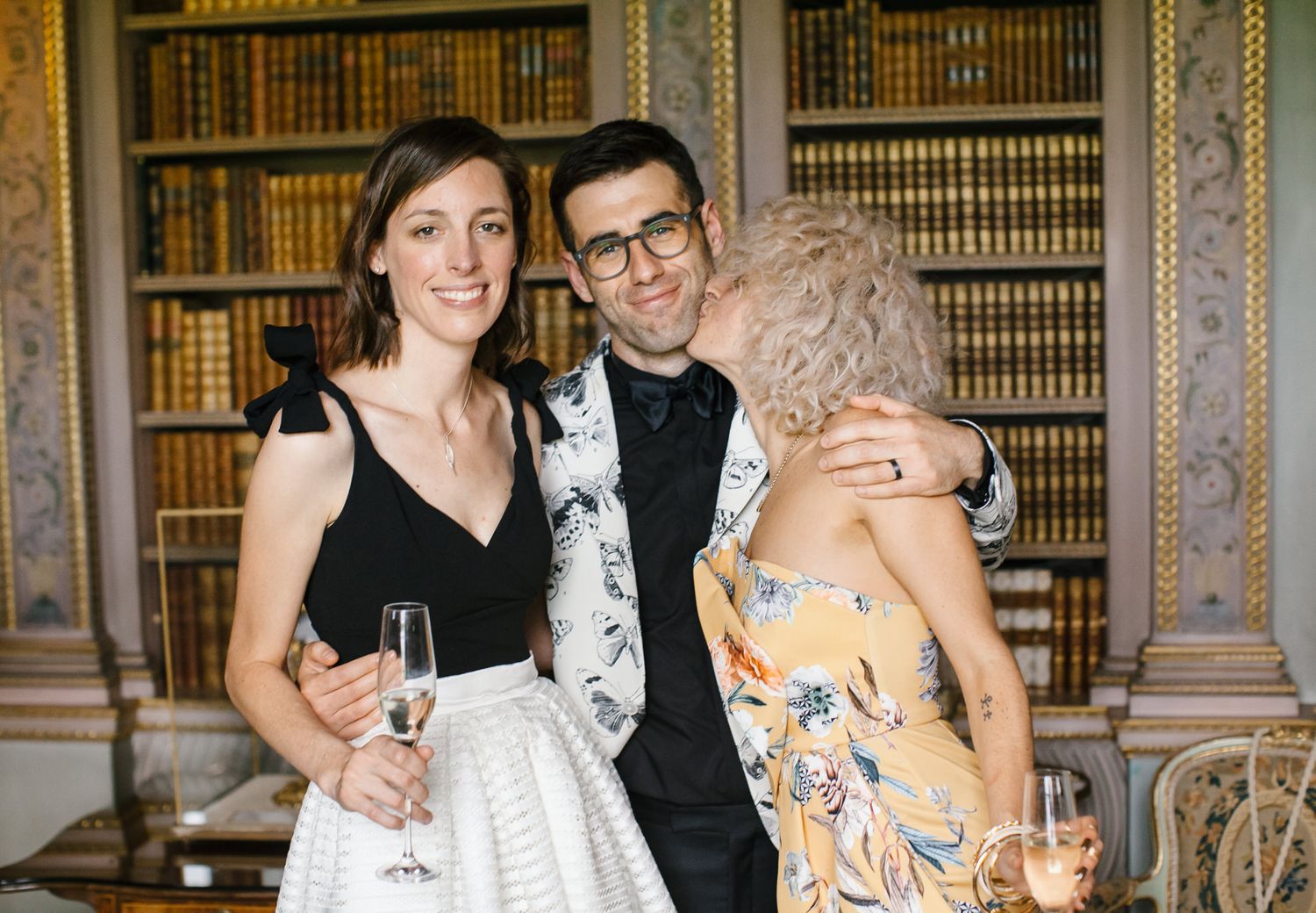 Monochrome Wedding at Syon Park with Concrette Cake & Two Grooms in ...