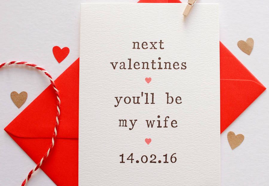 12 Fun & Flirty Valentines Cards For Your Fiancé - Rock My Wedding