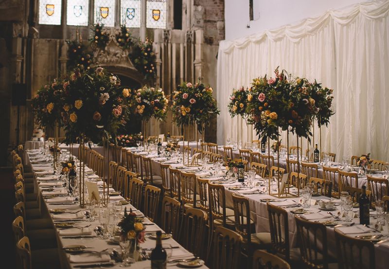 Highcliffe Castle Wedding with Bride in Homemade Wedding Dress Carrying ...