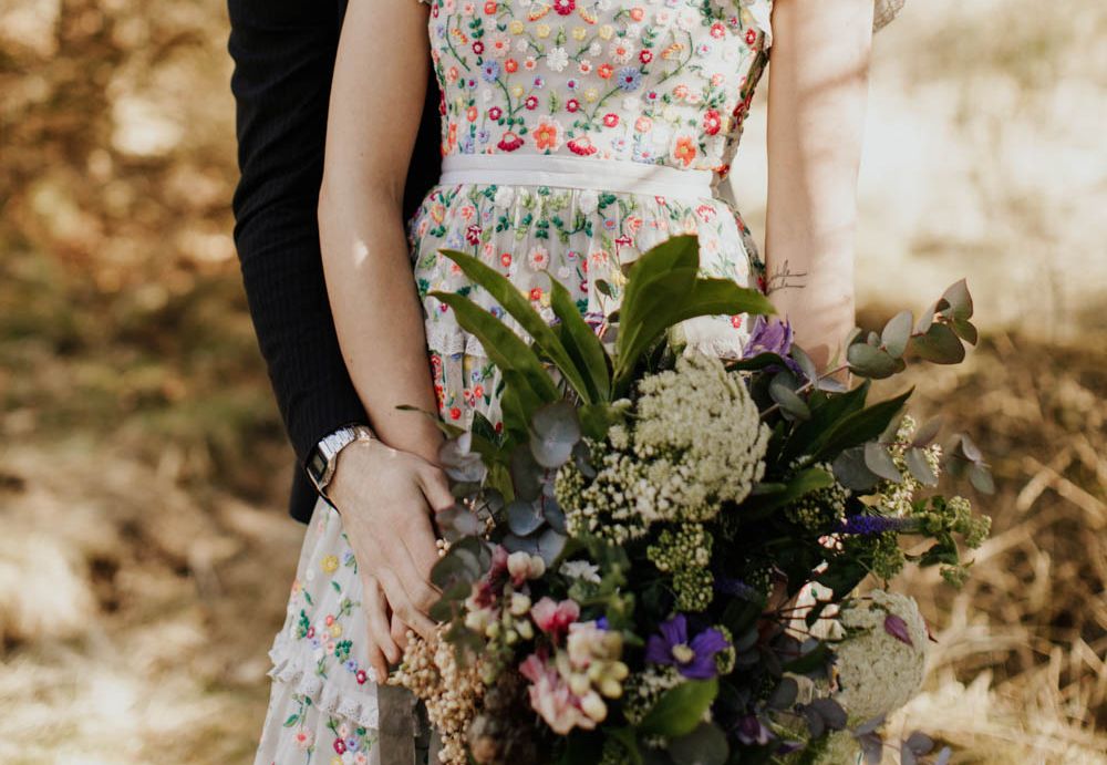 Natural Woodland Highland Bride Inspiration at Loch Lomond, Scotland ...