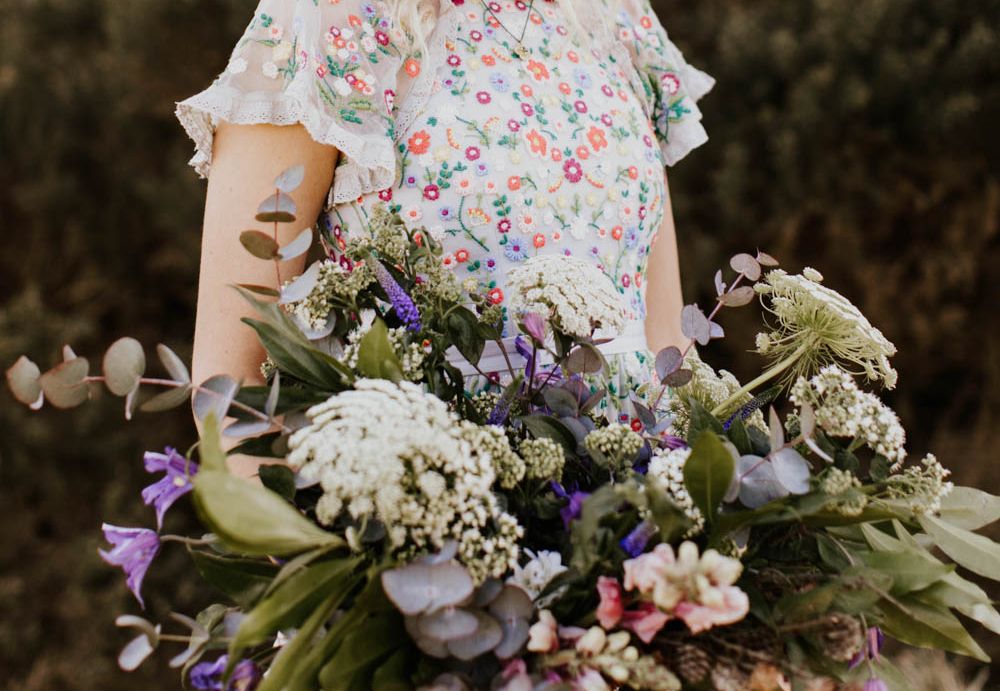 Natural Woodland Highland Bride Inspiration at Loch Lomond, Scotland ...