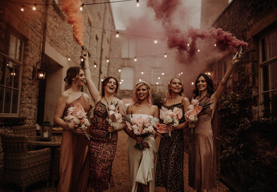 Leopard Print Bridesmaid Dresses for Contemporary Inspiration