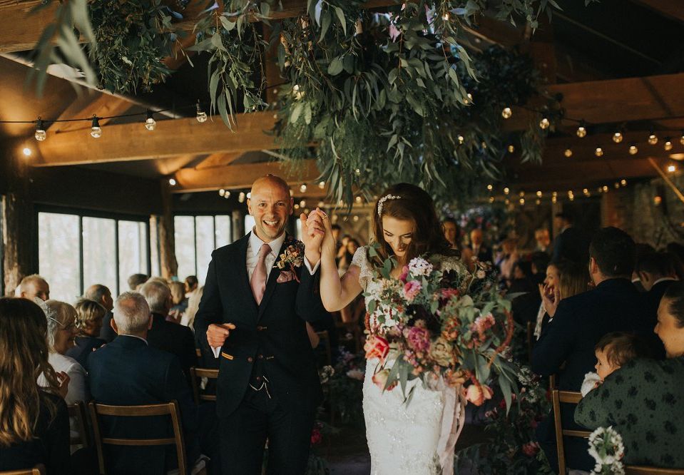 Vintage Dewsall Court Wedding with Floral Installations & Lusan ...