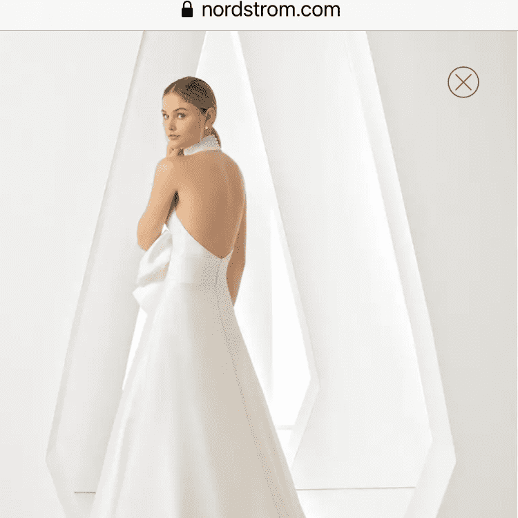 Nordstrom rosa outlet clara wedding dresses