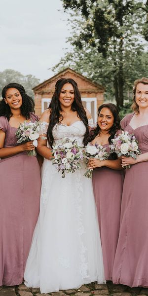 Vintage Pink Bridesmaid Dresses
