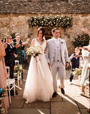 Breaking bread & kicking the bucket Bulgarian wedding traditions at Caswell House Cotswolds venue by Stephen Walker Photography