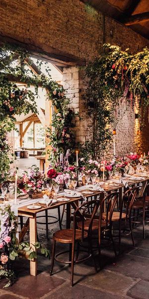 acrylic wedding sign decor at Cripps Barn wedding venue in the Cotswolds