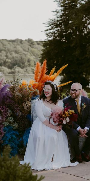 Pink Pampas Grass Wedding