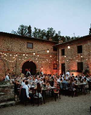 Villa Barberino best wedding venue in tuscany outdoor wedding reception