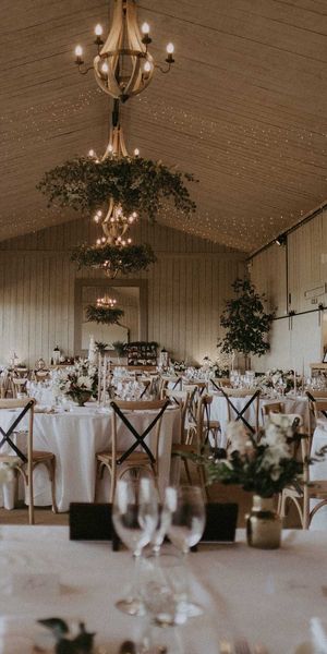 Gorgeous Primrose Hill Farm wedding venue with neutral, white and blush pink colour palette 