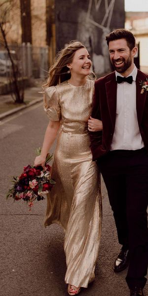 Gold Dress For Wedding