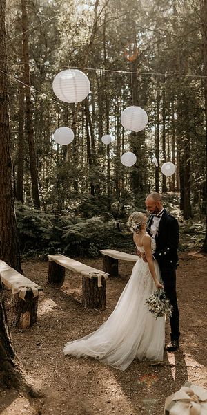Woodland Camp Katur wedding venue for whimsical forest wedding.