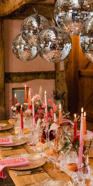 how to include disco ball wedding decor into your day