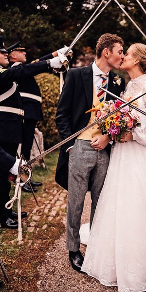 delicate lace wedding dress