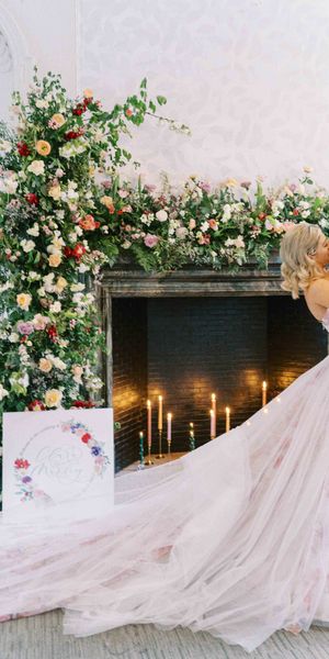 Floral Barnett Hill Hotel LGBTQI+ wedding inspiration