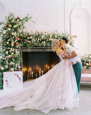 Floral Barnett Hill Hotel LGBTQI+ wedding inspiration