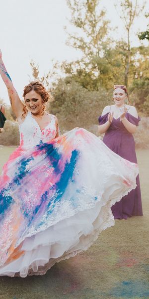 Summer wedding at Deer's Leap Retreat with colourful flowers, Alpaca's & fun trash the dress wedding tradition by Grace Elizabeth Photography