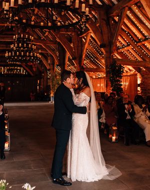 stefania daniel tithe barn wedding