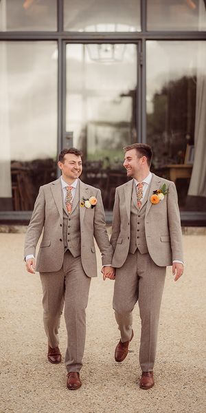 Alex & David's Vintage-Inspired Wedding at The Bake Barn on the Fonthill Estate