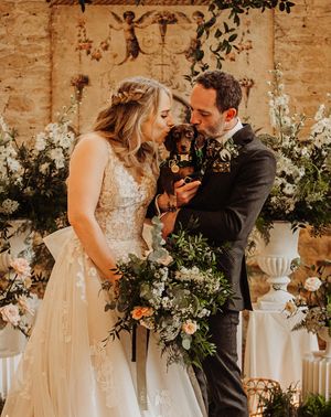 Cat & Oliver's Enchanted Bridgerton-Inspired Wedding at Merriscourt