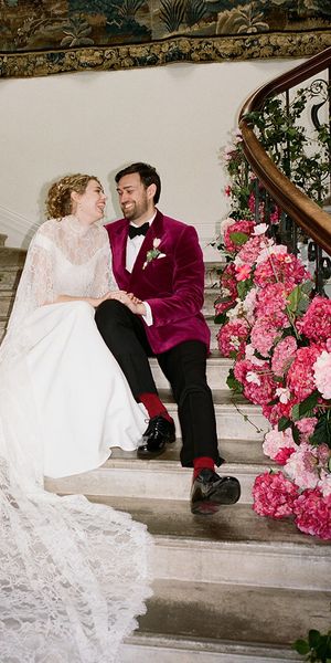 Holly and Oliver's Bold Scorrier House Wedding