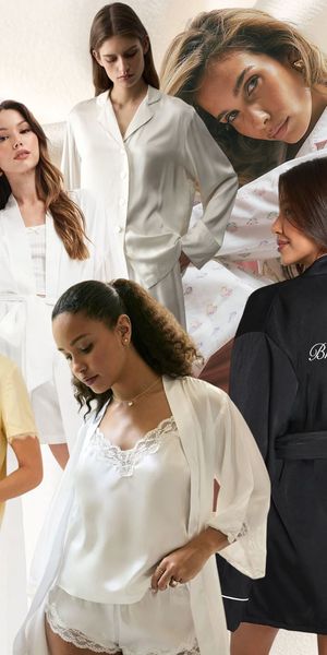 A collection of the best bridal party robes and pyjamas for brides and bridesmaids