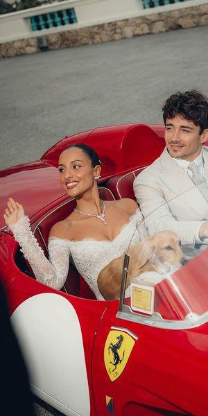 Charles Leclerc Alexandra Saint Mleux Wedding