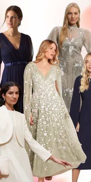 Collage edit of the best mother of the bride outfits and dresses 