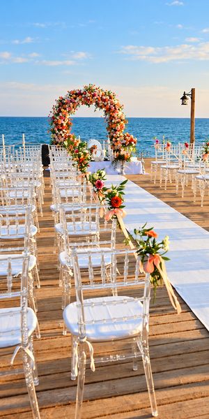 Antalya Destination Wedding Ceremony Setup by RamaRossi