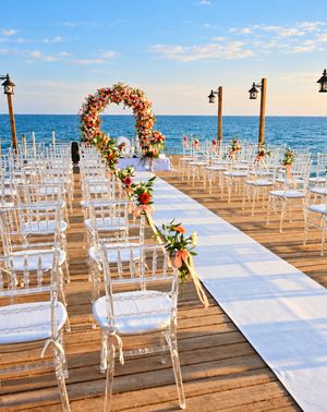 Antalya Destination Wedding Ceremony Setup by RamaRossi