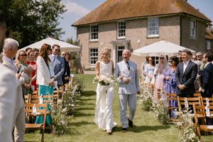 Outdoor Ceremony in Kingshill Farmhouse Garden, by Elena Popa