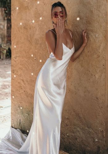 Best Slip Wedding Dresses for the Minimalist Bride