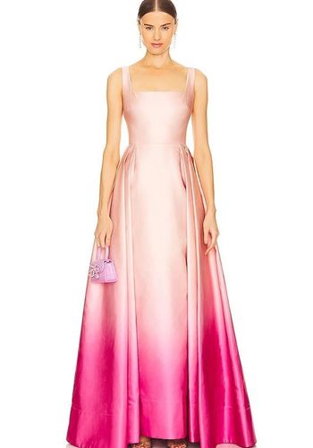 Ombre pink coloured wedding dress idea from Sau Lee