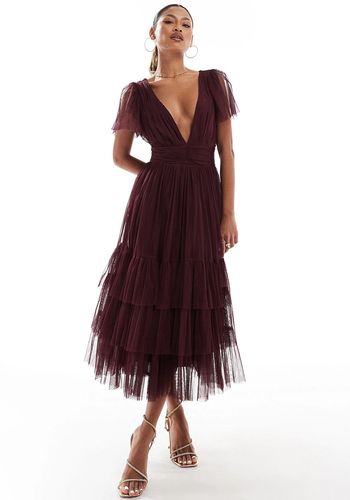 lace-beads-designer-Burgundy-Bridesmaid-Madison-V-Neck-Tulle-Midi-Dress.jpg