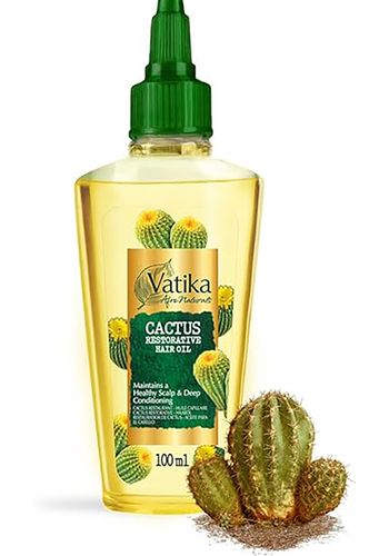 hair oil for afro textured hair enriched with cactus