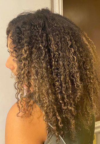 Rock My Wedding hair review of Mielle afro curly hair products 