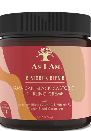 moisturising and curl defining afro curly hair 'curling creme' in the As I Am Jamaican Black Castor Oil range