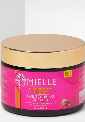 curly hair-styling gel from Mielle from the Pomegranate & Honey range