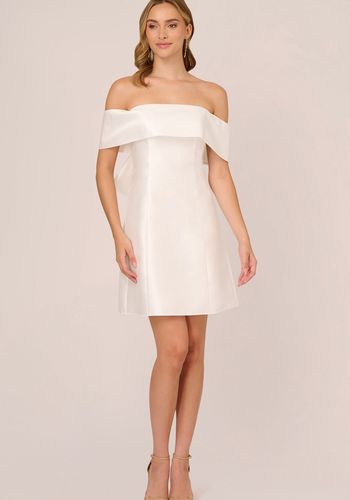 johnlewis-adrianna-papell-mikado-bow-short-dress-ivory