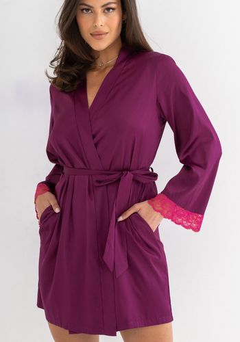 bridesmaid dressing robes uk Pink Embroidered Bridesmaid Dressing Gown  Ginger Ray