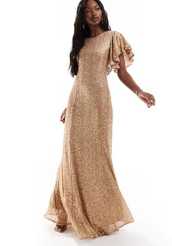 goddiva-gold-sequin-flutter-sleeve-dress