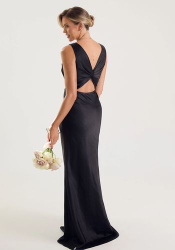 sixstories-twist-back-satin-bridesmaid-dress-black