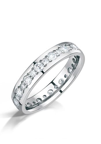 Unusual Diamond Set Wedding Ring