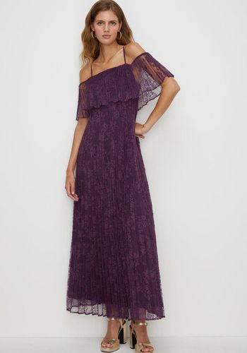 Boho style strappy tiered lace maxi wedding guest dress from Oasis