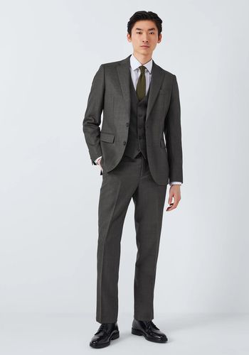 premium super 100's wool charcoal suit for best man from John Lewis