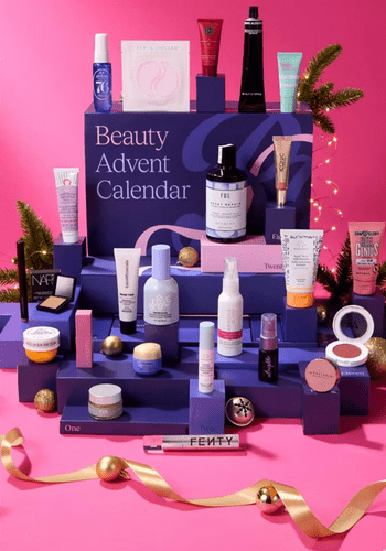 boots beauty advent calendar, featuring 24 products