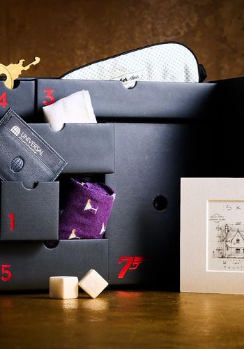 james bond advent calendar, including limited edition exclusive collectibles