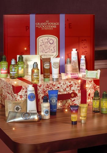 L'Occitane beauty advent calendar with 24 products