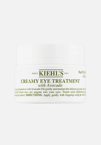 creamy eye treatment for Kiehl's with avocado and caffeine for winter skincare routines 