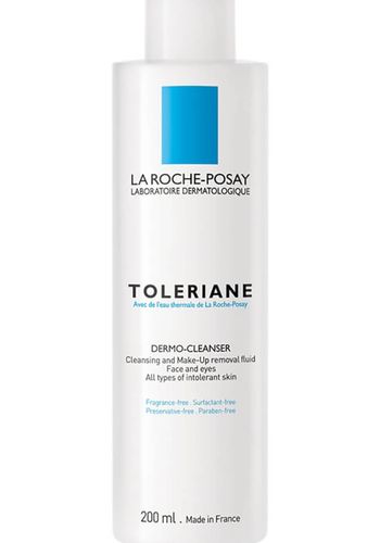 gentle cleanser from La Roche-Posay with calming milky texture for winter skincare routine